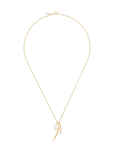 Wouters & Hendrix Sins And Senses Pearl-pendant Necklace In Gold