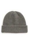 The Elder Statesman Rib Cashmere Watchman Cap In Light Grey