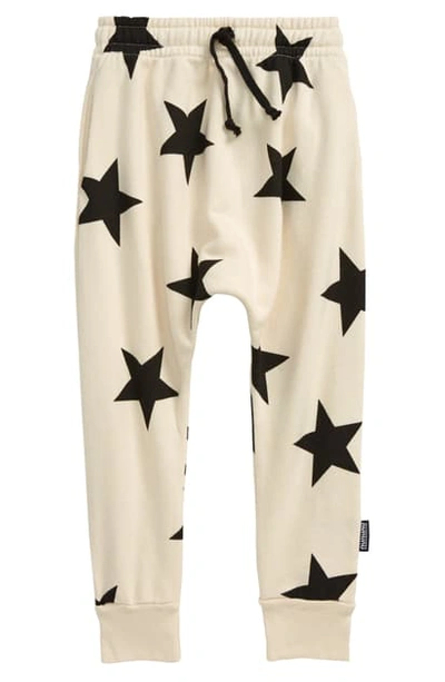 Nununu Star Baggy Pants In Natural