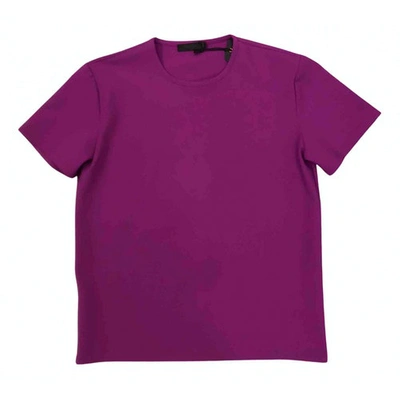 Pre-owned Calvin Klein Purple Synthetic Top