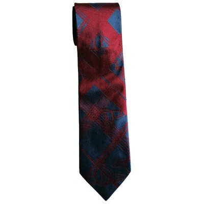 Pre-owned Vivienne Westwood Silk Tie In Multicolour