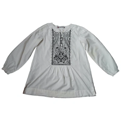 Pre-owned Comptoir Des Cotonniers Ecru Cotton Top