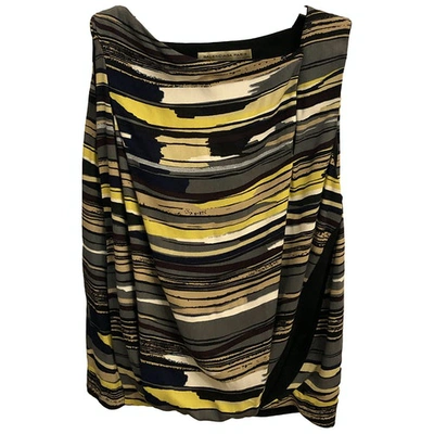 Pre-owned Balenciaga Silk Blouse In Multicolour