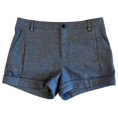 Pre-owned Gucci Grey Wool Shorts