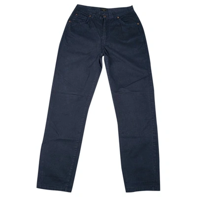Pre-owned Valentino Jeans In Navy