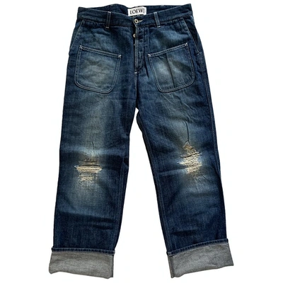 Pre-owned Loewe Cotton Jeans