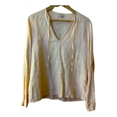 Pre-owned Calvin Klein Linen Top In Other
