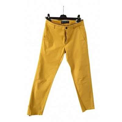 Pre-owned Department 5 Trousers In Yellow