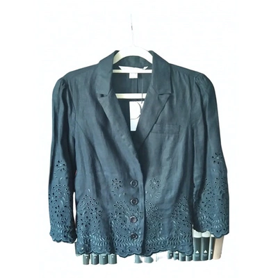 Pre-owned Diane Von Furstenberg Black Cotton Jacket