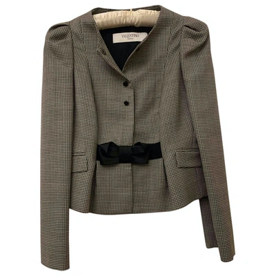Pre-owned Valentino Wool Suit Jacket In Other