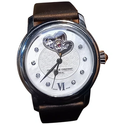 Pre-owned Frederique Constant Watch In Beige