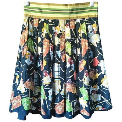 Pre-owned Diane Von Furstenberg Mid-length Skirt In Multicolour