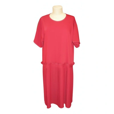 Pre-owned Mm6 Maison Margiela Mid-length Dress In Red