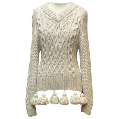 Pre-owned Rosie Assoulin Beige Wool Knitwear