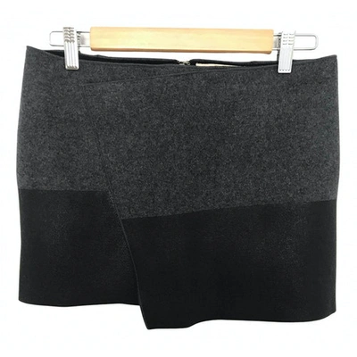 Pre-owned Vanessa Bruno Wool Mini Skirt In Blue