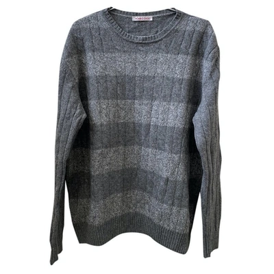 Pre-owned Romeo Gigli Wool Sweatshirt In Grey