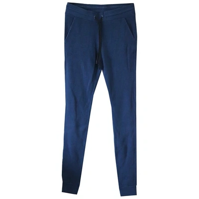 Pre-owned Cotton Citizen Trousers In Blue