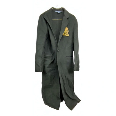 Pre-owned Ralph Lauren Wool Coat In Black