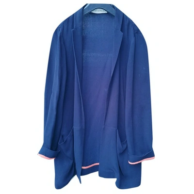 Pre-owned Whistles Blue Viscose Jacket