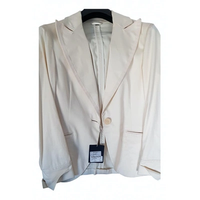 Pre-owned Fay Beige Cotton Jacket