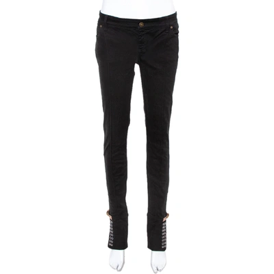 Pre-owned Gucci Black Denim Skinny Jeans M