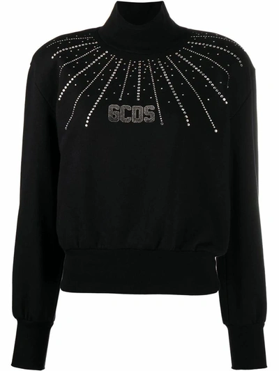 Gcds Women's Black Wool Sweater