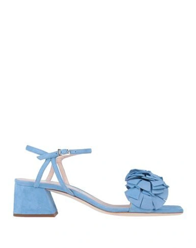 Alberto Gozzi Sandals In Azure