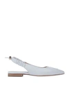 Ottod'ame Ballet Flats In White