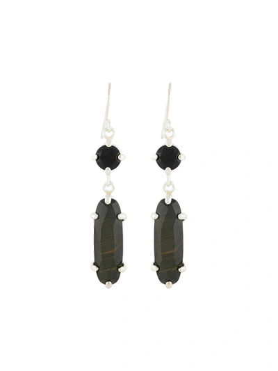 Wouters & Hendrix Midnight Children Hook Earrings In Silver