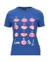 Elisabetta Franchi T-shirts In Blue