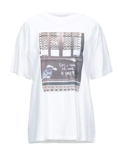 Dondup T-shirts In White