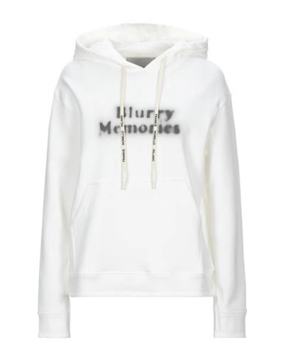 Frankie Morello Print Hoodie In White