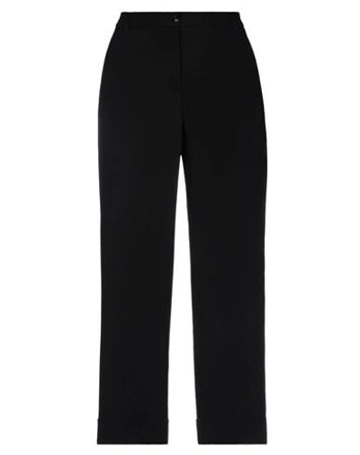 Via Masini 80 Trousers Black In Black
