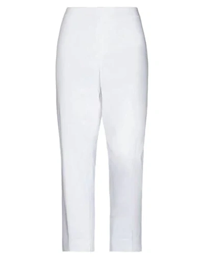 Clips Pants In White