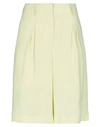 L'autre Chose L' Autre Chose Woman Shorts & Bermuda Shorts Light Yellow Size 4 Acetate, Viscose