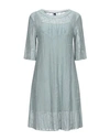 M Missoni Short Dresses In Turquoise