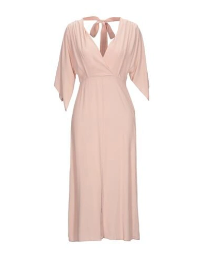 Semicouture Midi Dresses In Pink