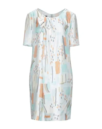 Emporio Armani Short Dresses In Sky Blue
