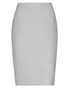 Peserico Midi Skirts In Light Grey