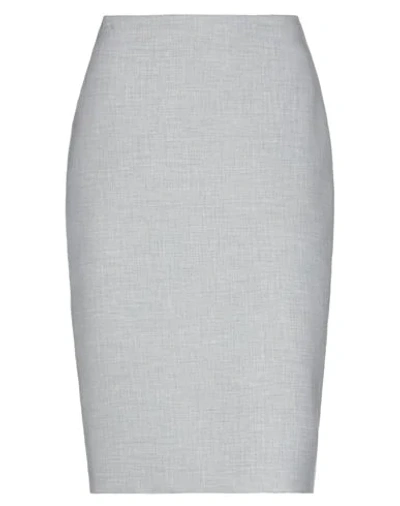 Peserico Midi Skirts In Light Grey