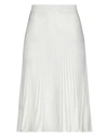 Bruno Manetti Midi Skirts In White