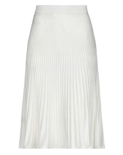 Bruno Manetti Midi Skirts In White