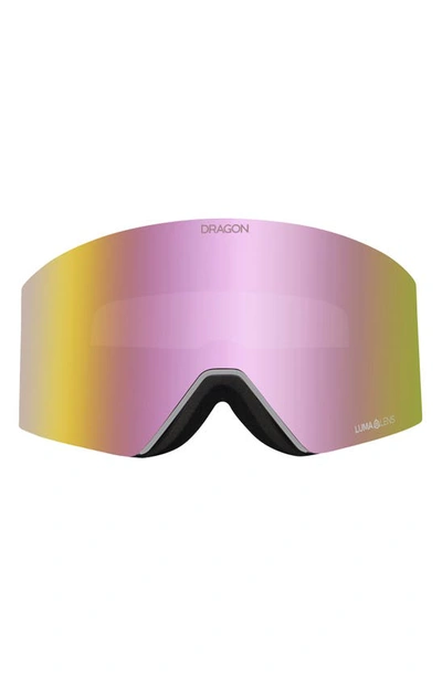 Dragon Rvx Otg 76mm Snow Goggles With Bonus Lens In Cool Grey/ Pink Ion/ Dark