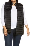 Bobeau Quilted Puffer Vest In Black