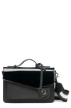 Botkier Cobble Hill Leather Crossbody Bag In Black Patent