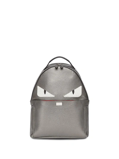 Fendi Bugs Eyes Backpack In Grey