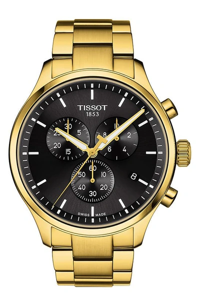 Tissot Chrono Xl Classic Chronograph, 45mm In Black