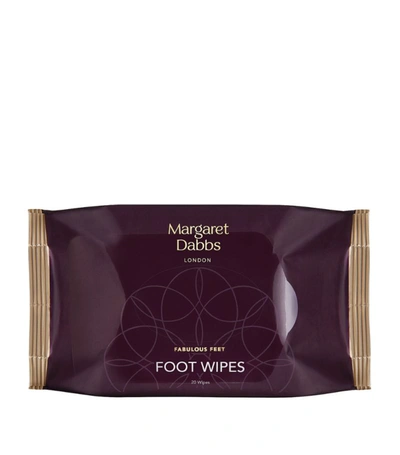 Margaret Dabbs London Cleansing Foot Wipes (pack Of 20) In White