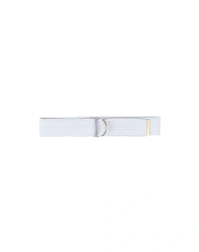 Clips Belts In White