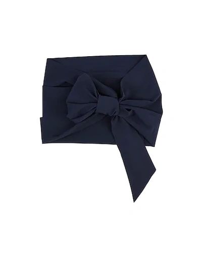 Chiara Boni La Petite Robe High-waist Belt In Dark Blue